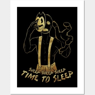 sheep sheep sheep time to sleep Posters and Art